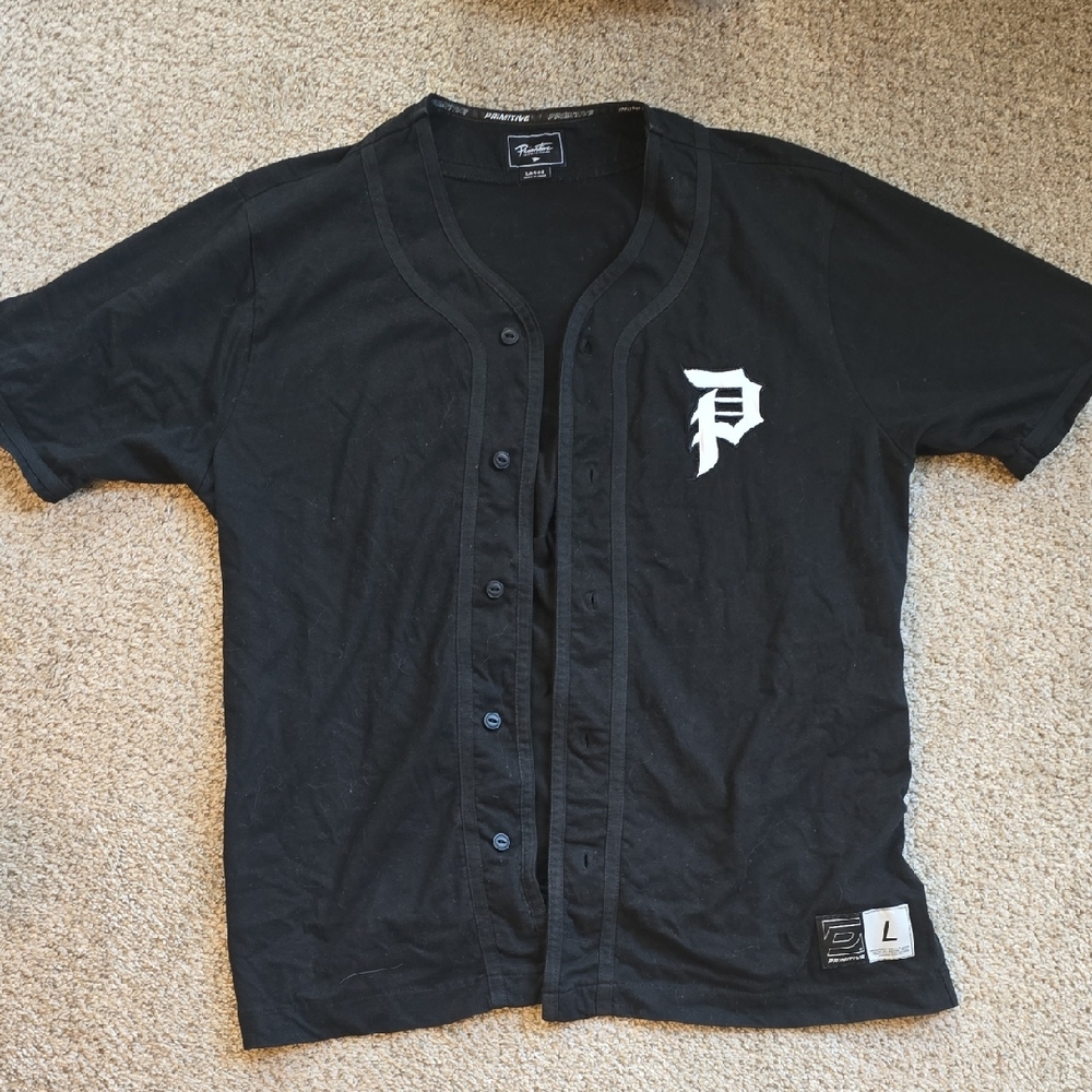 Primitive Black Jersey Shirt